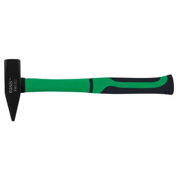 Молоток слесарный с обрезиненной фибергласовой рукояткой Oasis Eco 800 г 103010602006