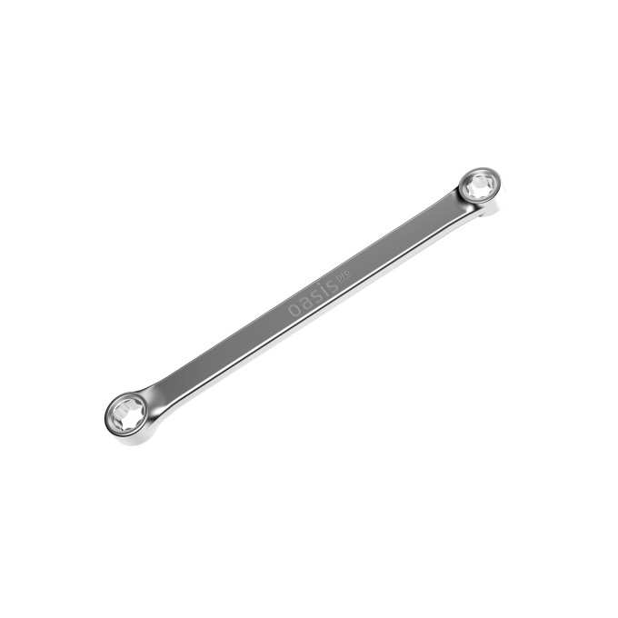 Гаечный ключ накидной TORX Oasis Pro Е10 х Е12 (cатиновый хром) 103011504032