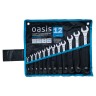 Набор гаечных ключей комбинированных Oasis 12 шт в сумке (матовый хром) 103011505012