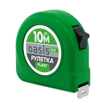 Рулетка Пластик Oasis Eco 10 м 103040300004
